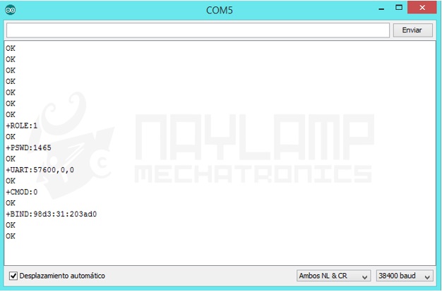 Configuracion HC-05 como maestro